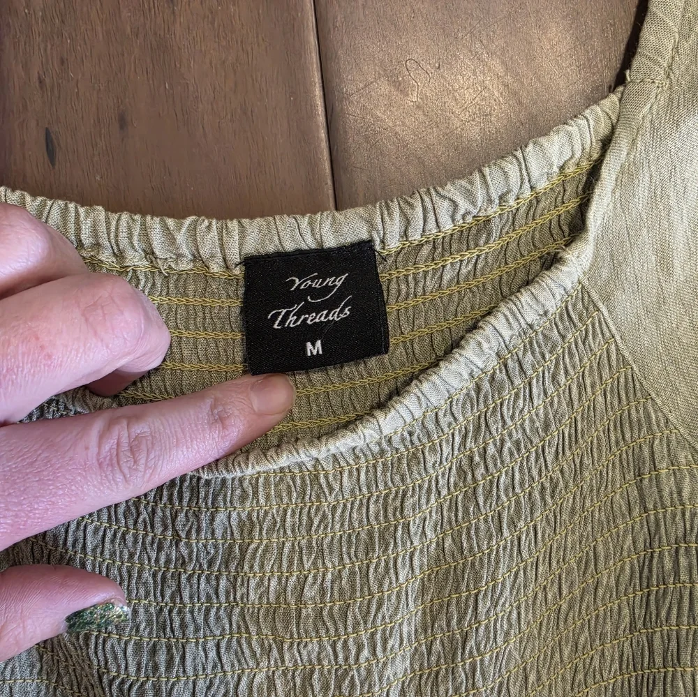 Young Threads Patchwork Maxi Dress | Boho Cottagecore Dream - Picture 3 of 11